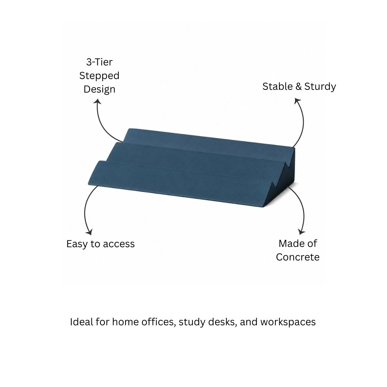 Steps Pen Tray - Ink Blue