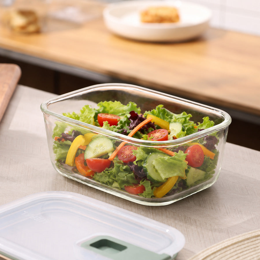 EasyClip V2 Glass Storage Box 1000ml - Nordic Sage