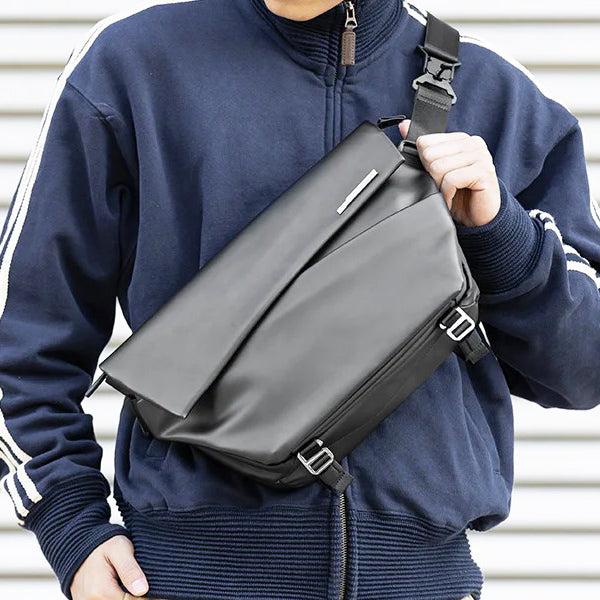 Multi-Purpose Crossbody Bag - Black