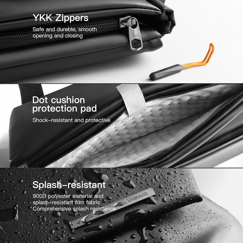 Multi-Purpose Crossbody Bag - Black