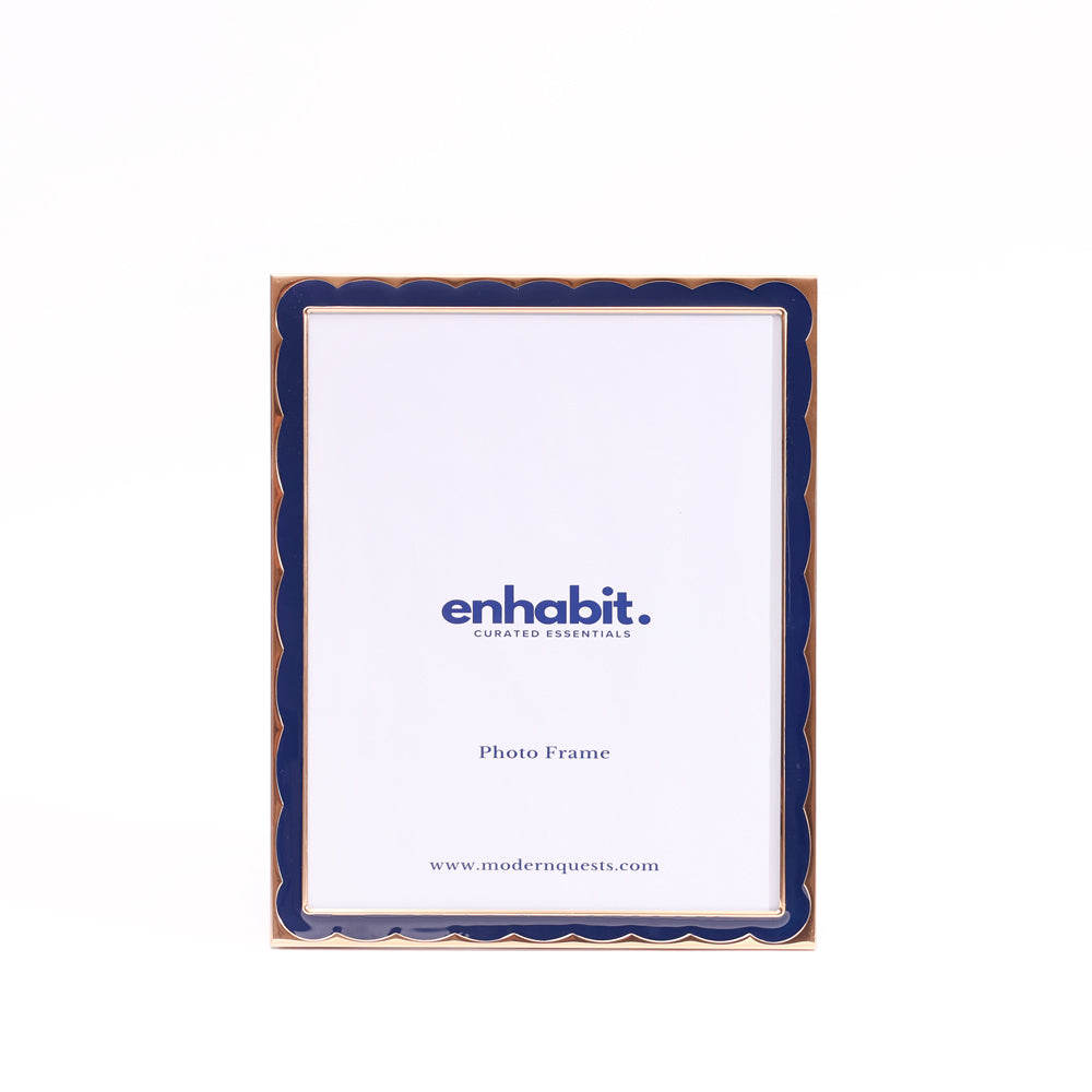 Ebony Photo Frame Extra Large - Blue Gold