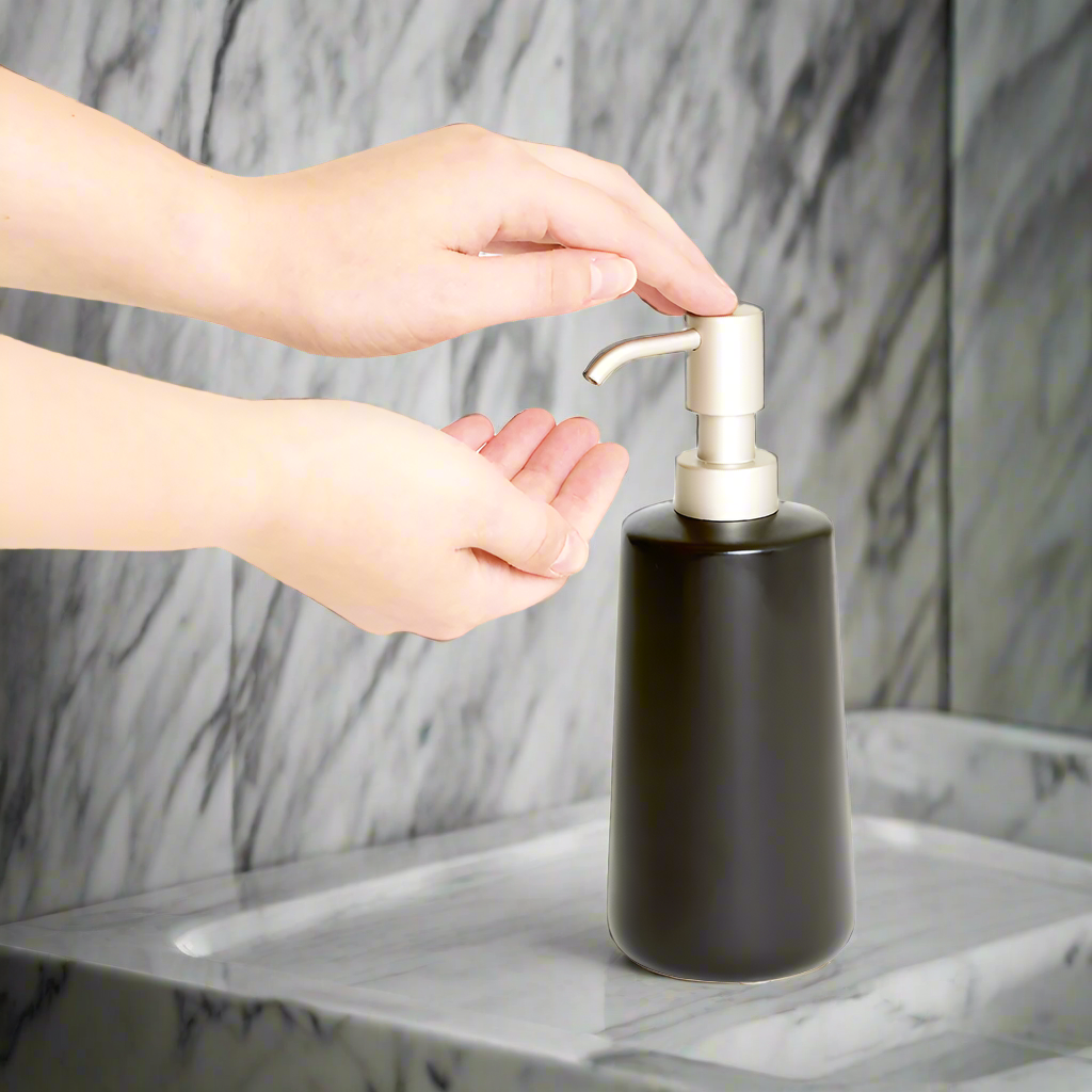 Eco Vanity Soap Dispenser - Matte Black