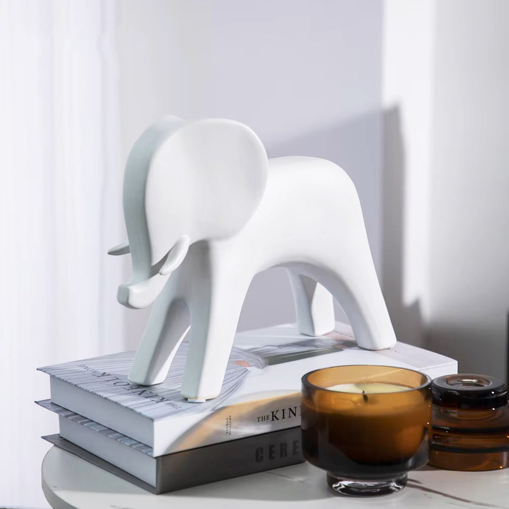 Elefante Decor Accent - White