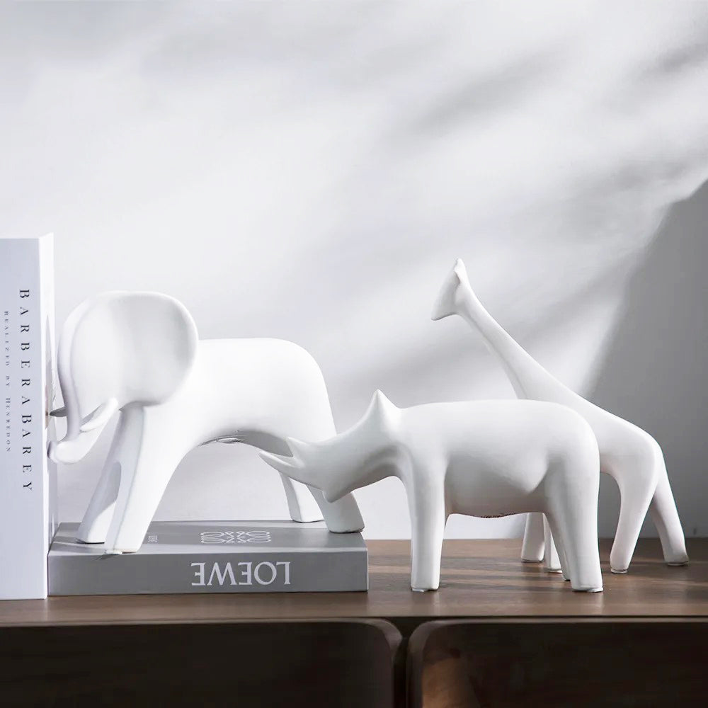 Elefante Decor Accent - White