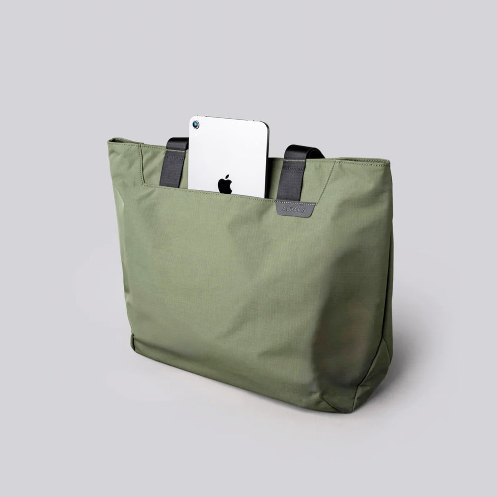 Elements Tote Bag Large - Axoflux Green