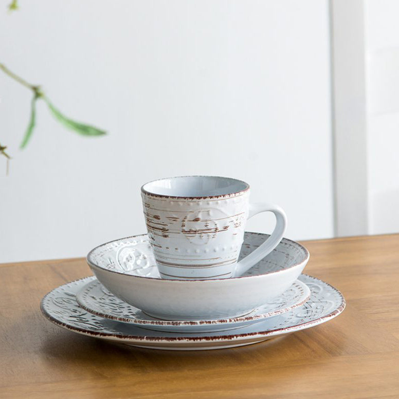 Ella Ceramic Coffee Mug - Vintage White