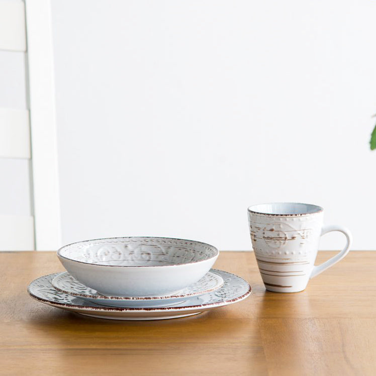 Ella Ceramic Coffee Mug - Vintage White