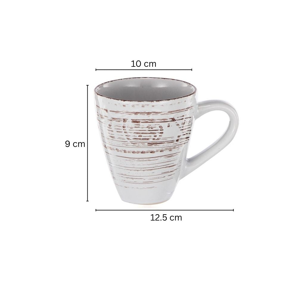 Ella Ceramic Coffee Mug - Vintage White