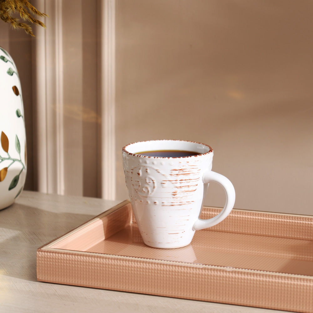Ella Ceramic Coffee Mug - Vintage White
