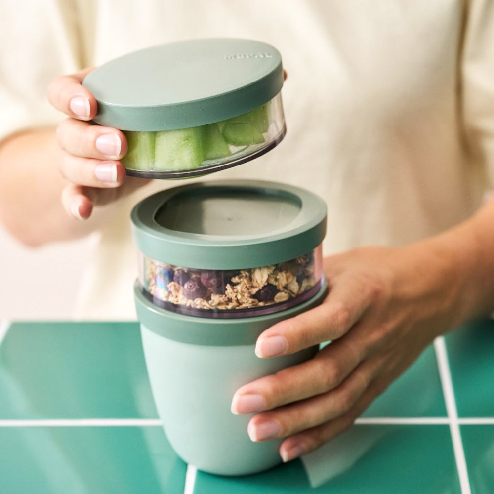 Ellipse 3-piece Lunch Pot - Nordic Sage