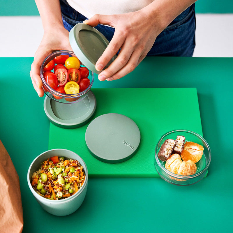 Ellipse 3-piece Lunch Pot - Nordic Sage