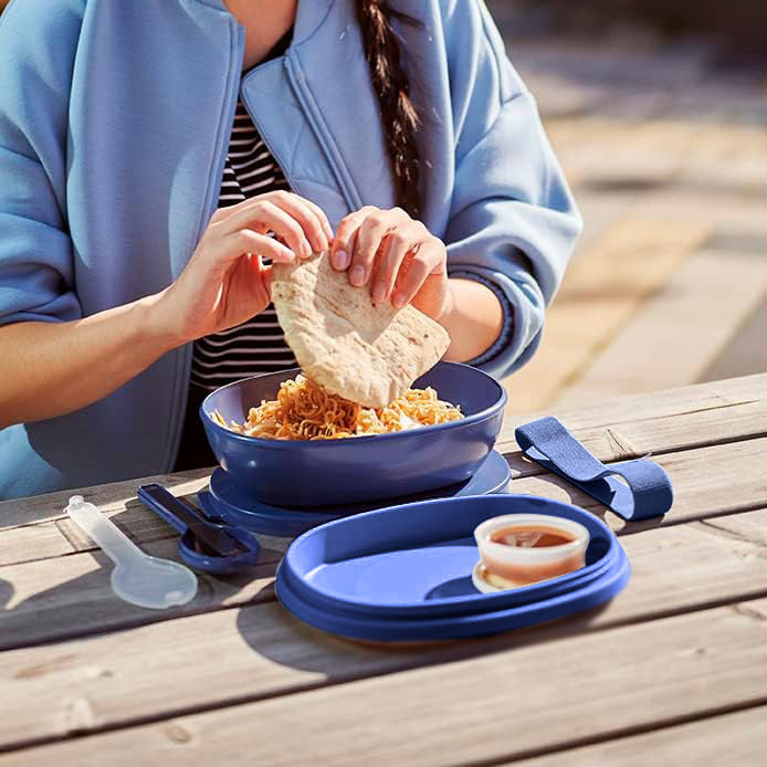 Contenitore Pranzo Mepal Ellipse Mini - Doppio Scomparto Per Yogurt E Muesli, Freezer E Microonde Safe, Nordic Blue - Foto 9