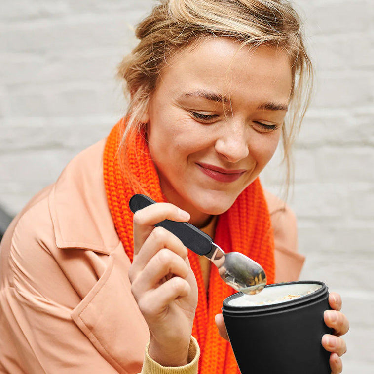 Ellipse Folding Spoon with Case - Nordic Black