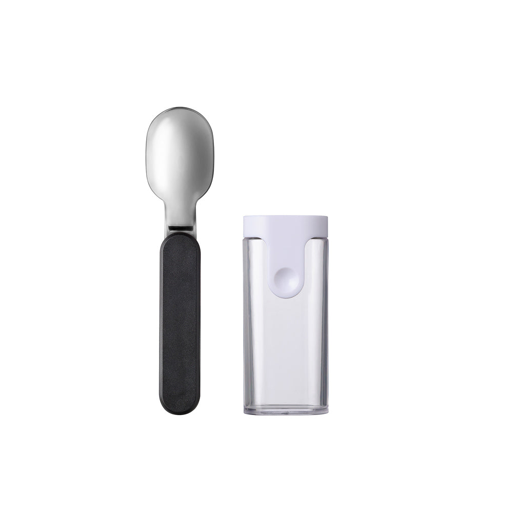 Ellipse Folding Spoon with Case - Nordic Black