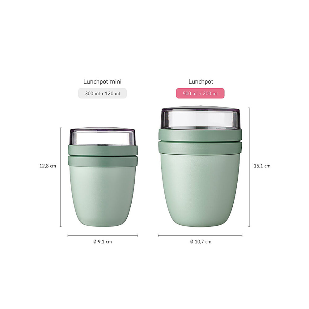 Ellipse Lunch Pot Mini - Nordic Sage