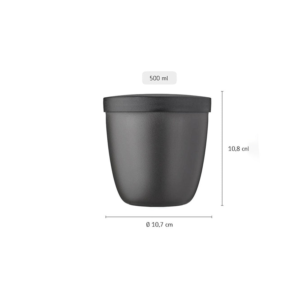 Ellipse Snack Pot 500ml - Nordic Black