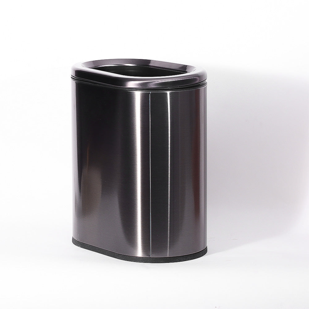 Ellipse Waste Bin 9L - Dark Silver