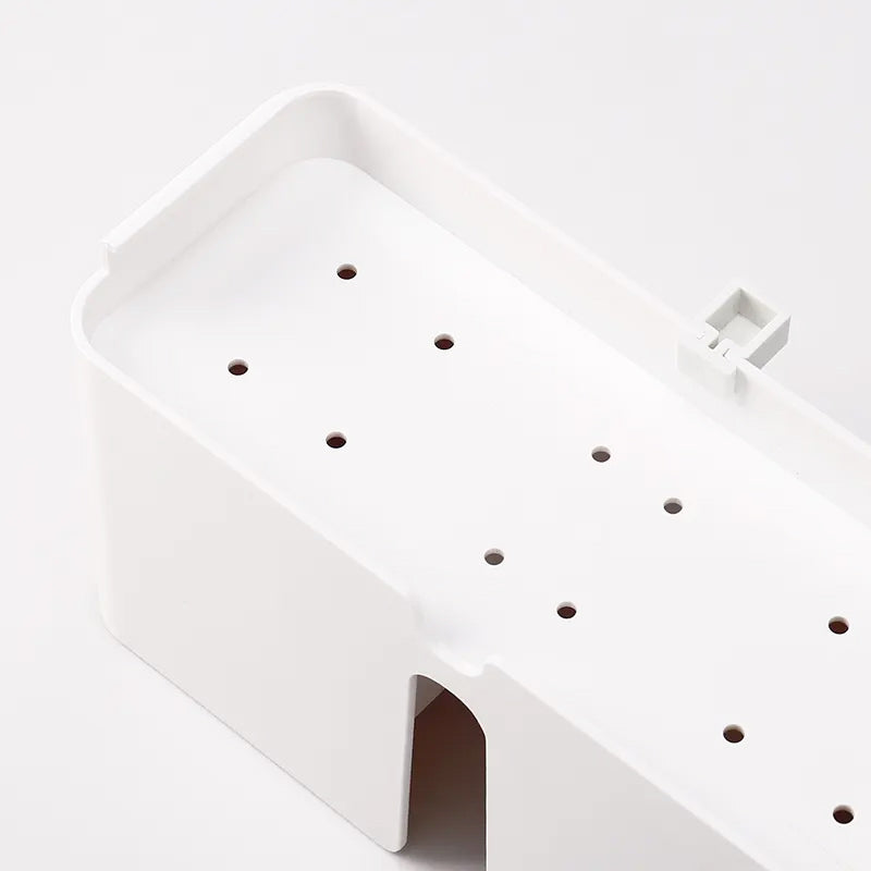 Elys Sectioned Wall Shelf - White