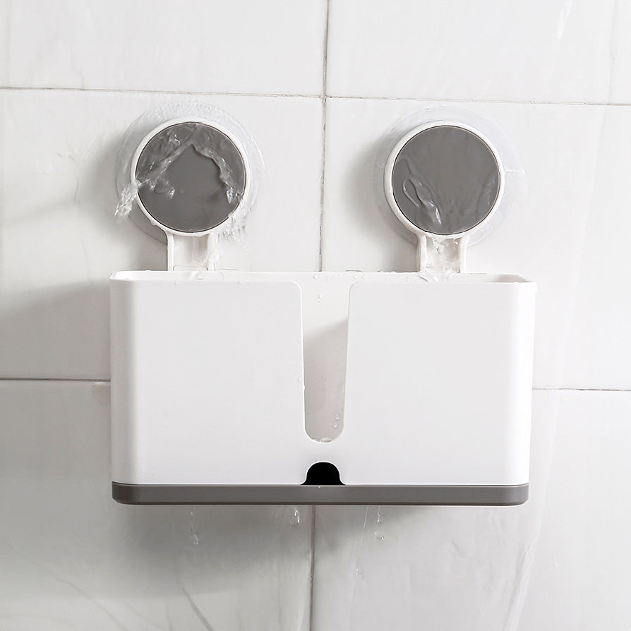Elys Sectioned Wall Shelf - White