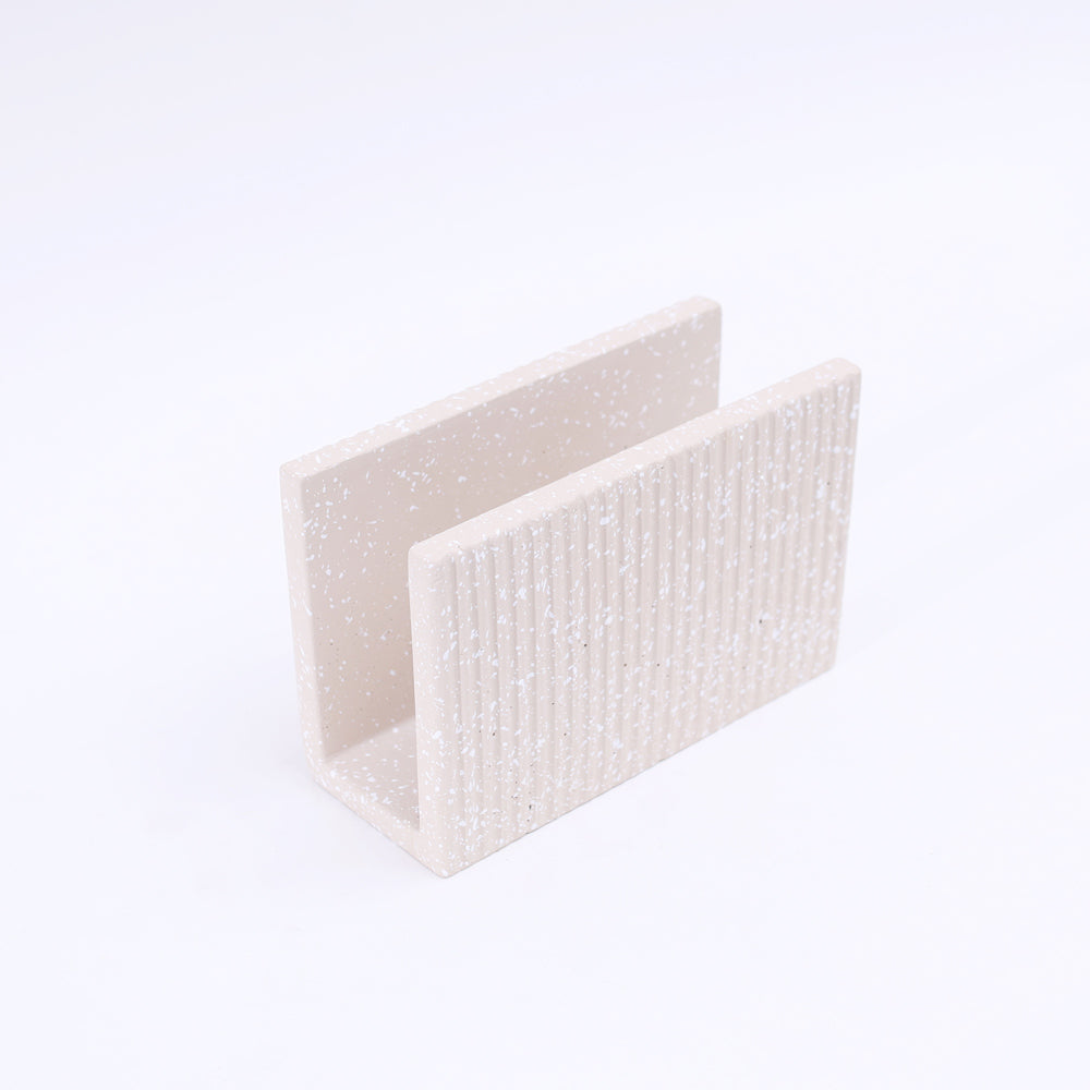 Emory Napkin Holder - Speckled Taupe