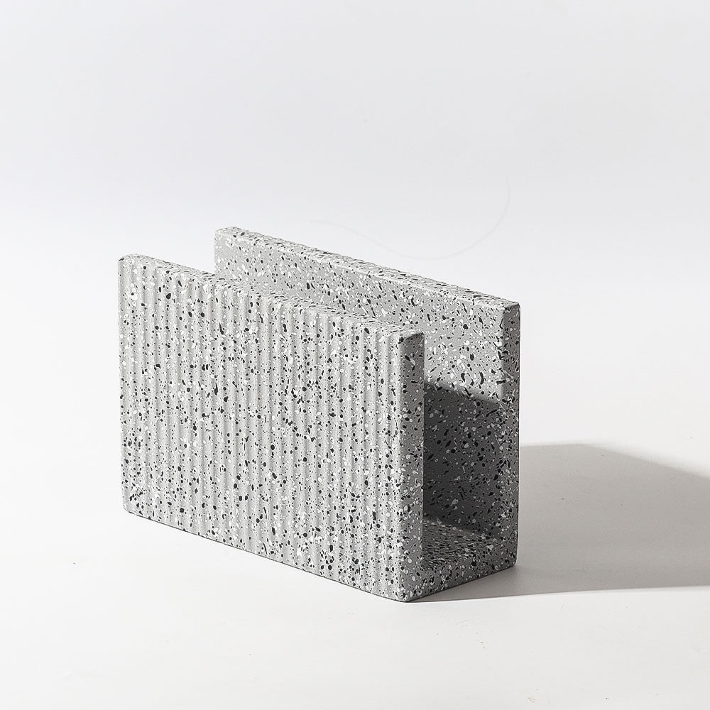 Emory Napkin Holder - Speckled Grey