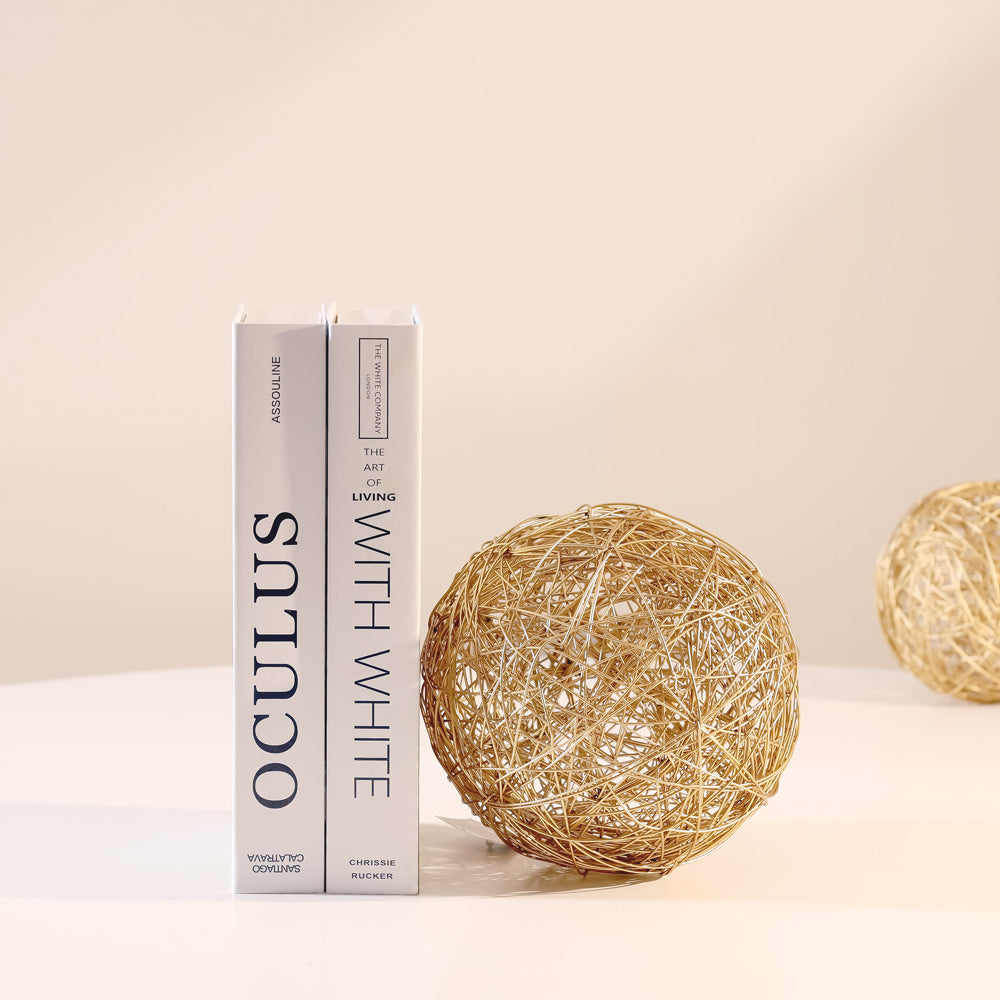 Entangle Ball Accent Large - Gold