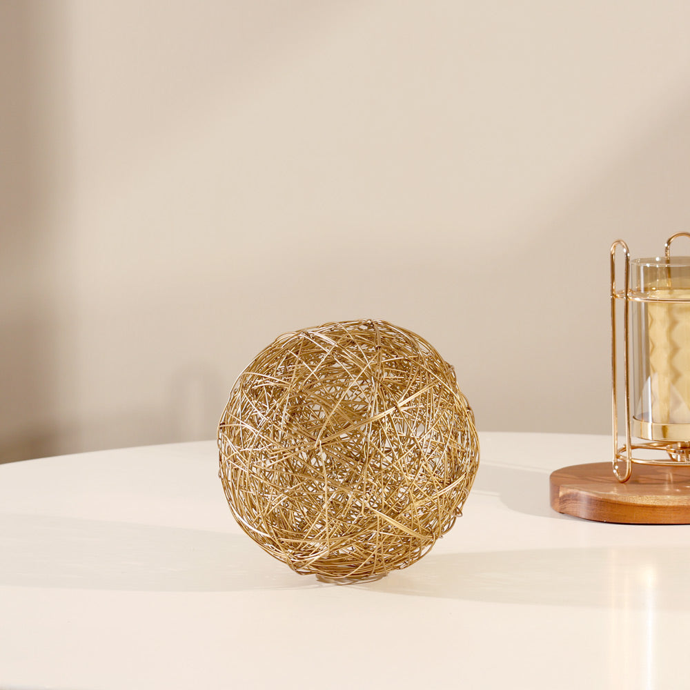 Entangle Ball Accent Small - Gold