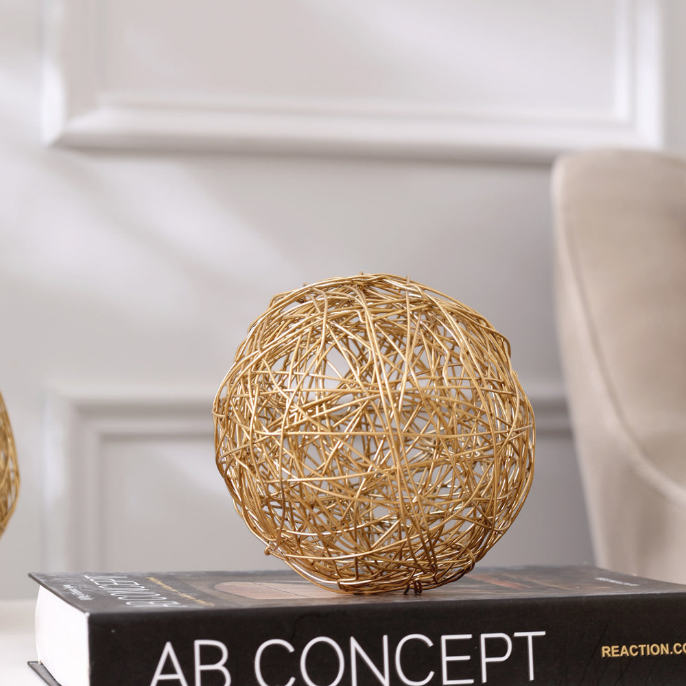 Entangle Ball Accent Small - Gold