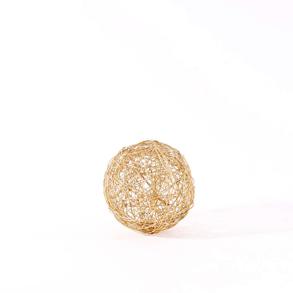 Entangle Ball Accent Small - Gold