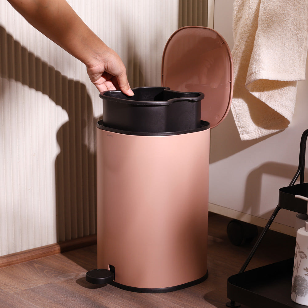 Essentials Sqround Pedal Bin 5L - Blossom