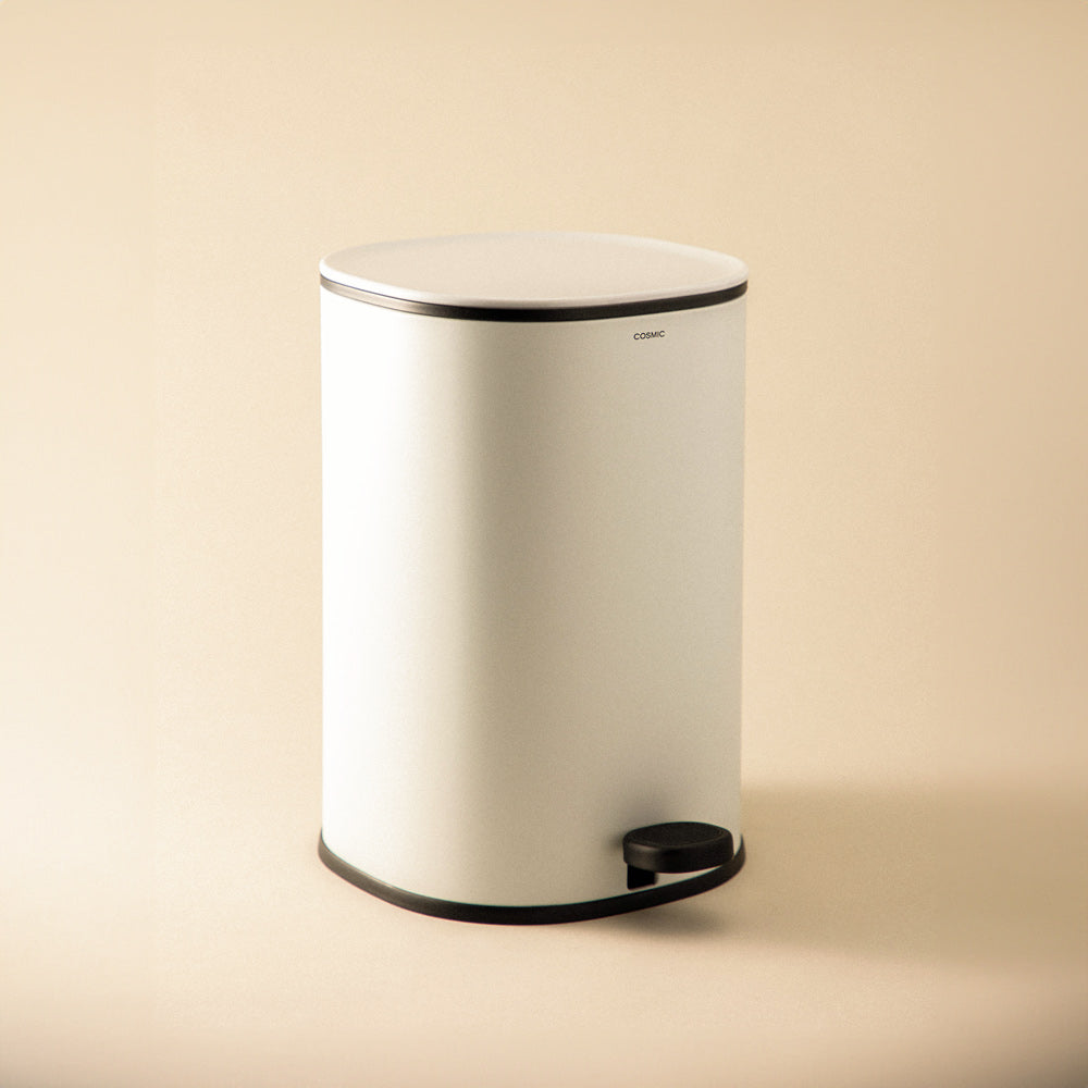 Essentials Sqround Pedal Bin - White