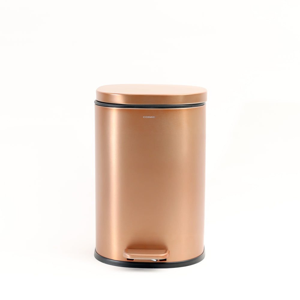 Essentials Sqround Pedal Bin 5L - Copper