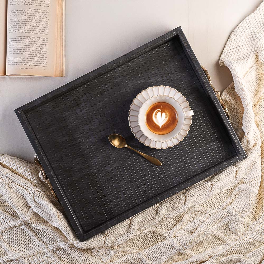 Eten Decorative Tray XL - Grey Croc