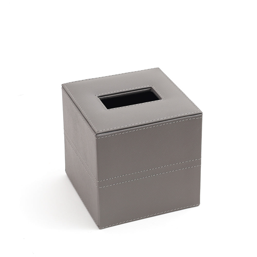 Etna Square Tissue Box Holder - Asphalt