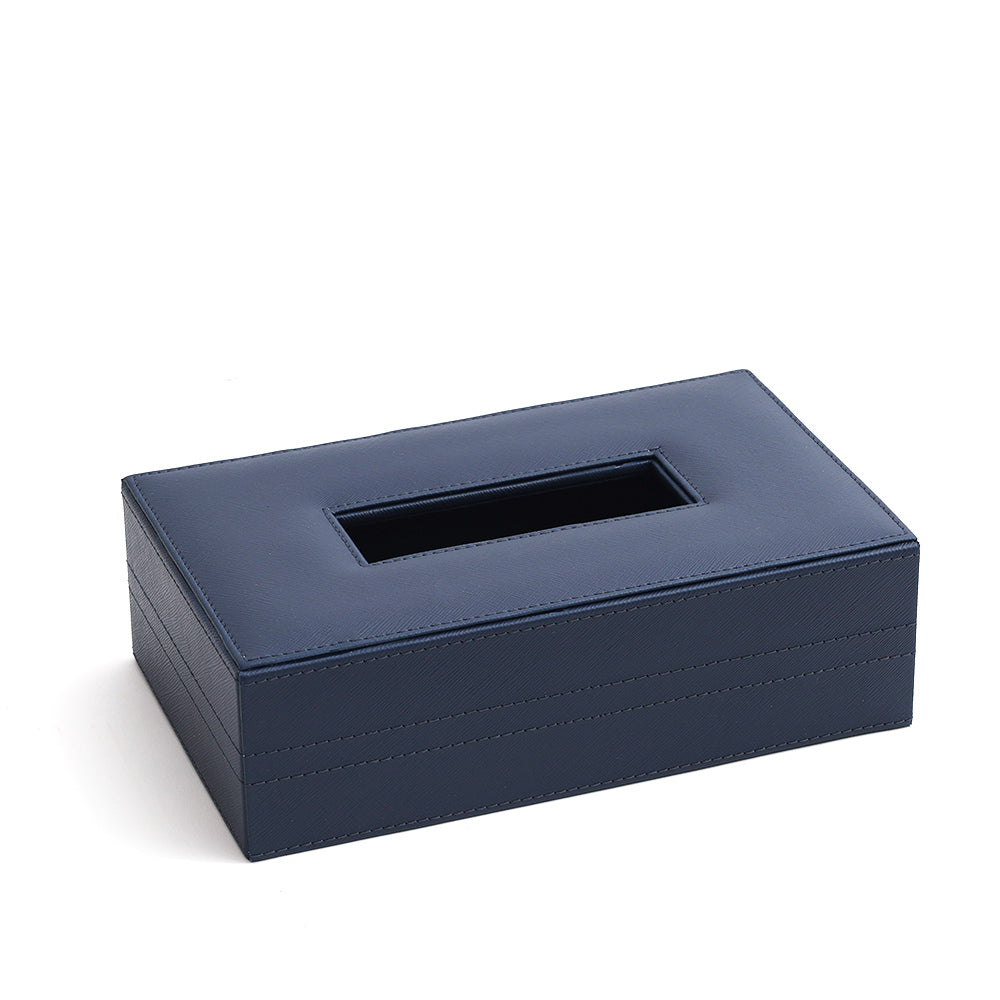 Etna Tissue Box Holder - Navy