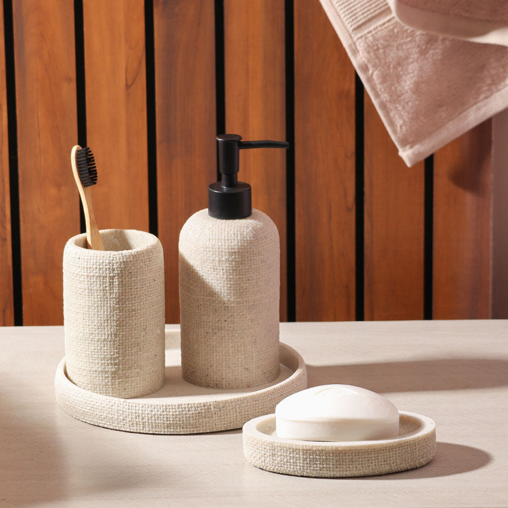 Eve 4-piece Bathroom Set - Greige