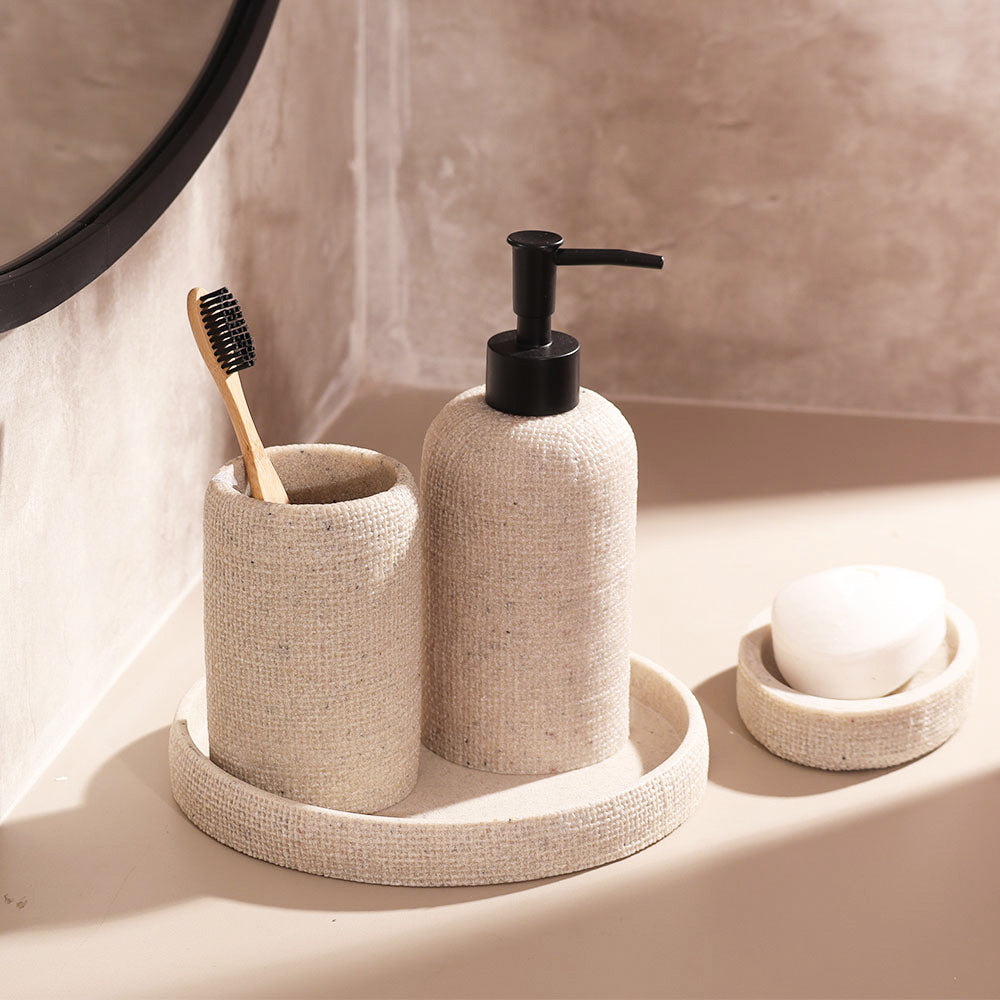 Eve 4-piece Bathroom Set - Greige