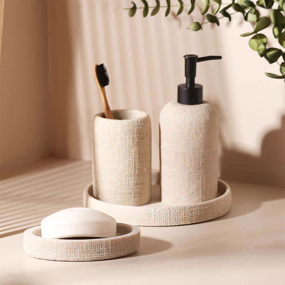 Eve 4-piece Bathroom Set - Greige