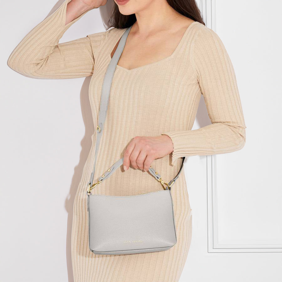 Evie Crossbody Bag - Cool Grey