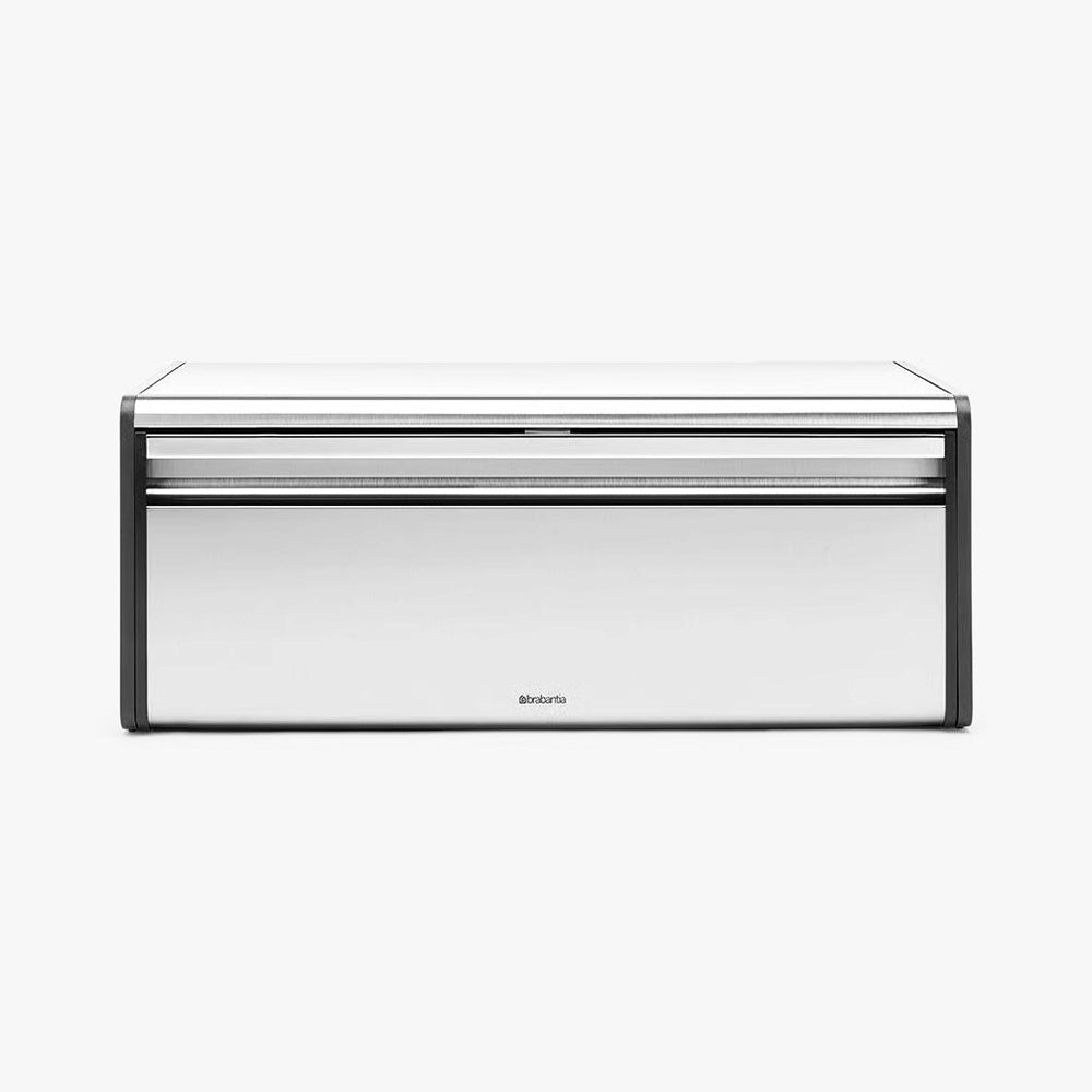 Fall Front Bread Bin - Matte Steel