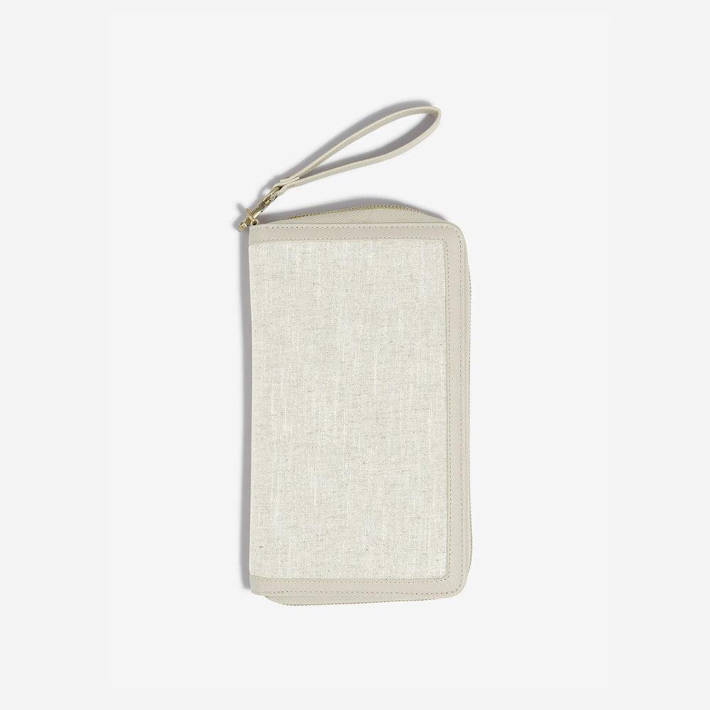 Family Passport Holder - Oatmeal & Linen