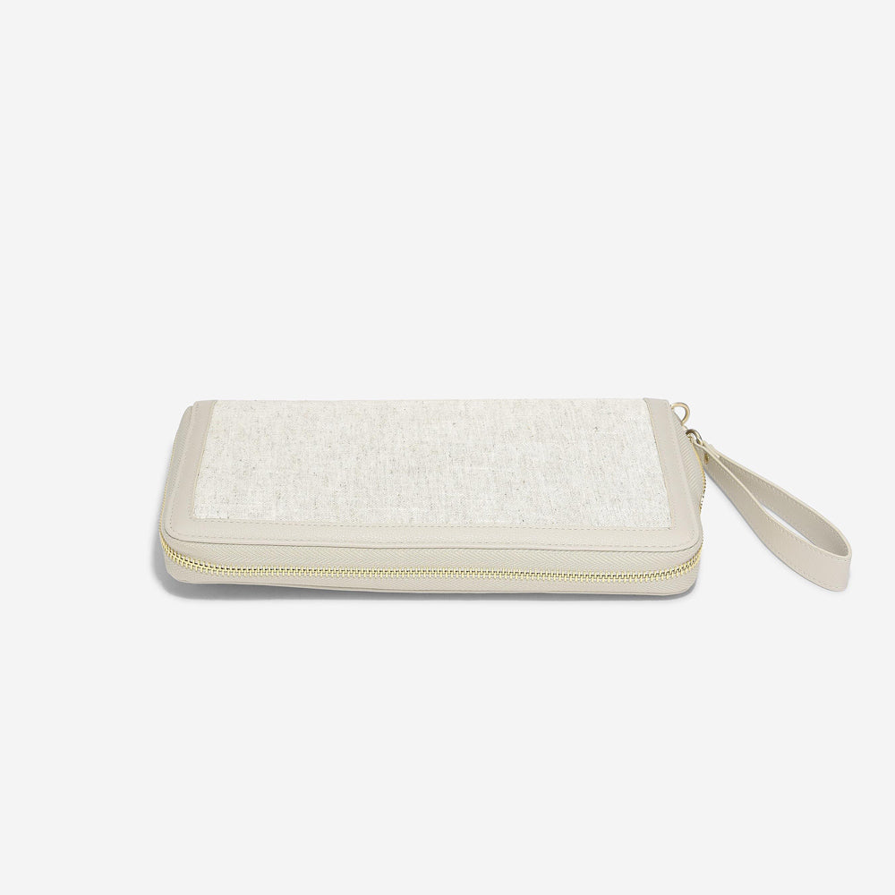 Family Passport Holder - Oatmeal & Linen