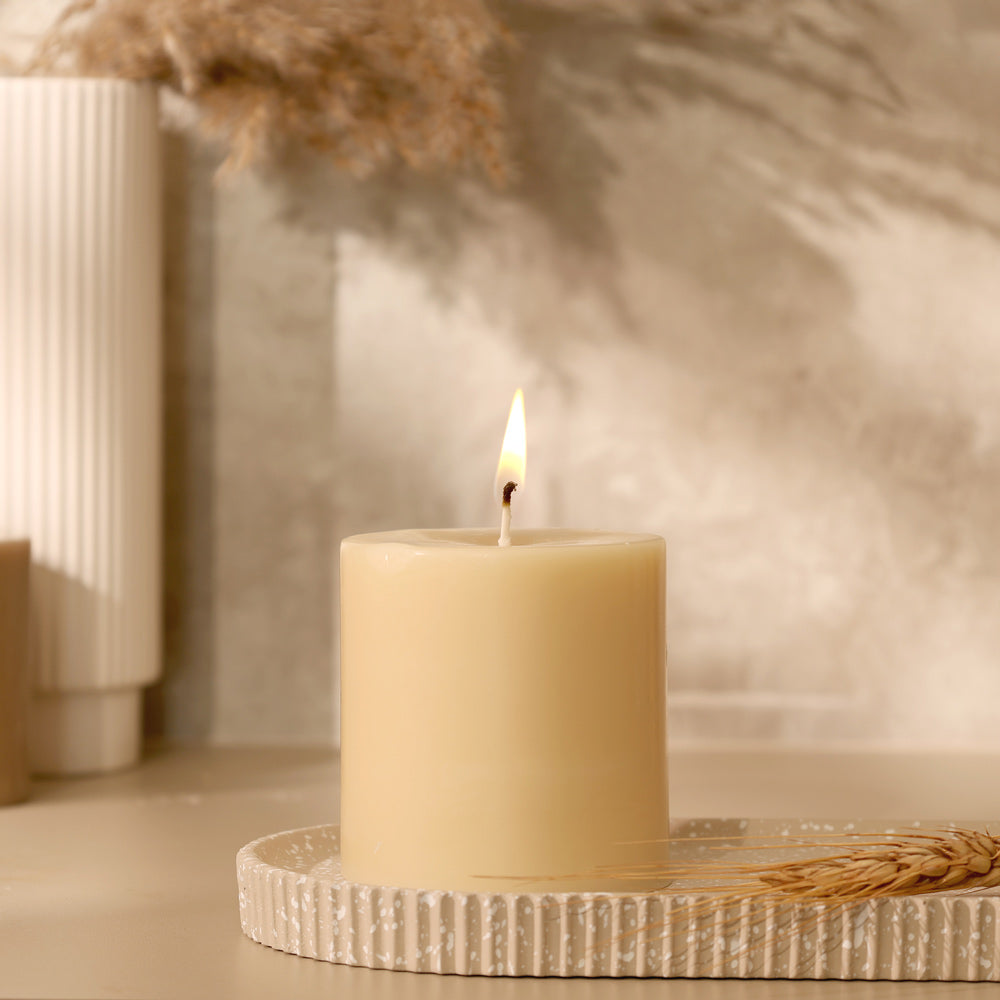 Column Candle Small - Cream