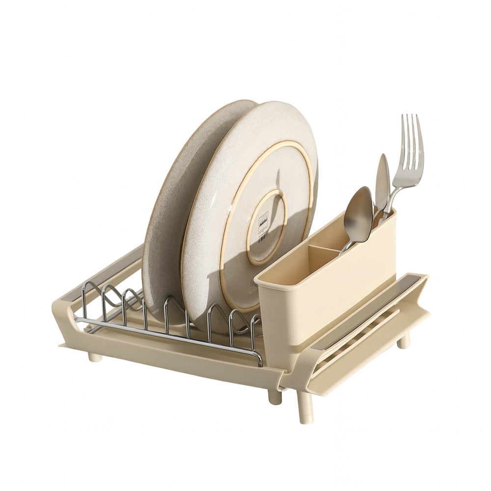 Fina Slim Expandable Dish Rack - Beige