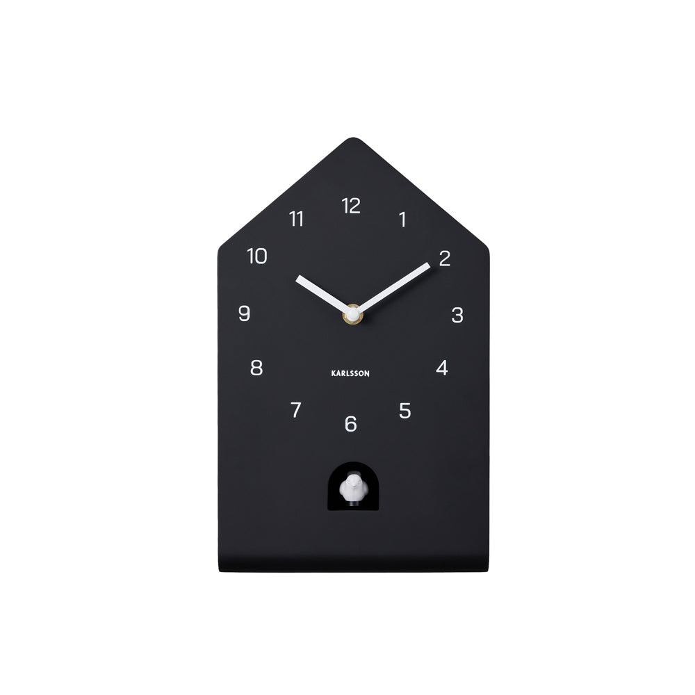 Fino Cuckoo Wall Clock - Black