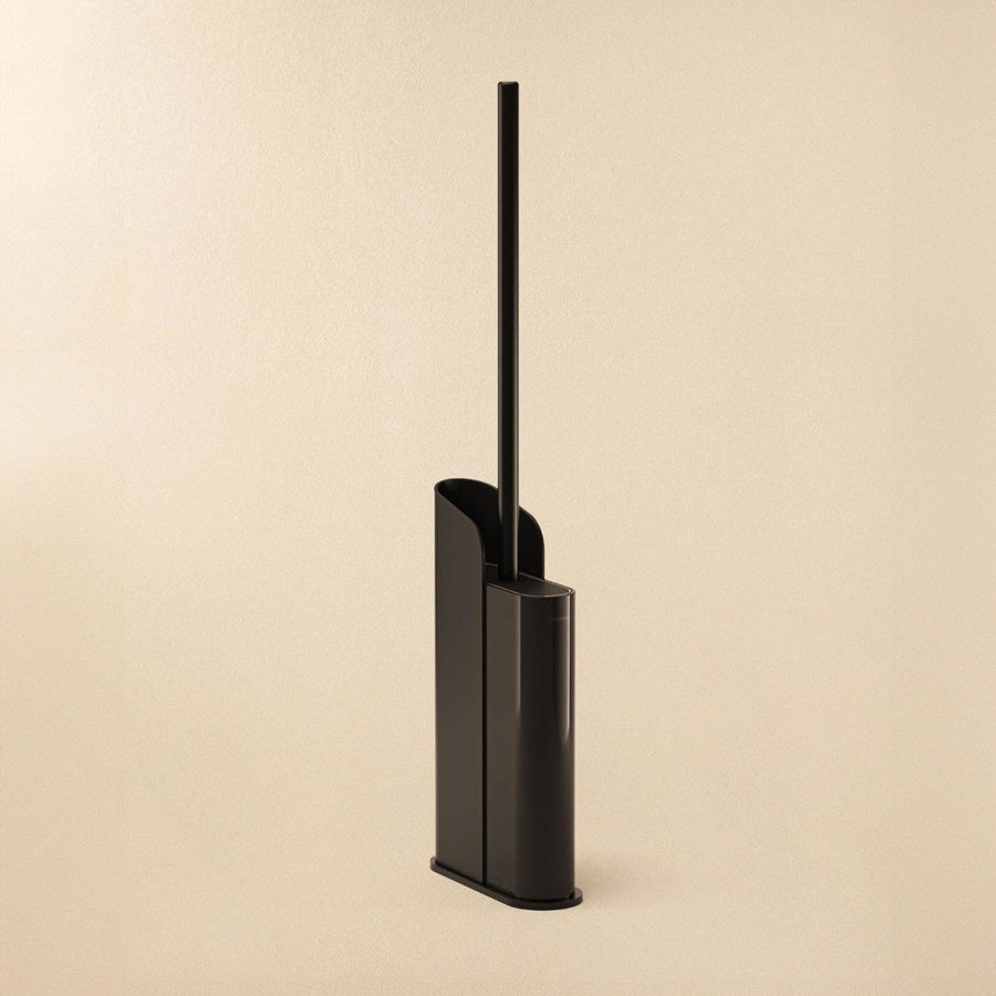 Flat Toilet Brush - Black