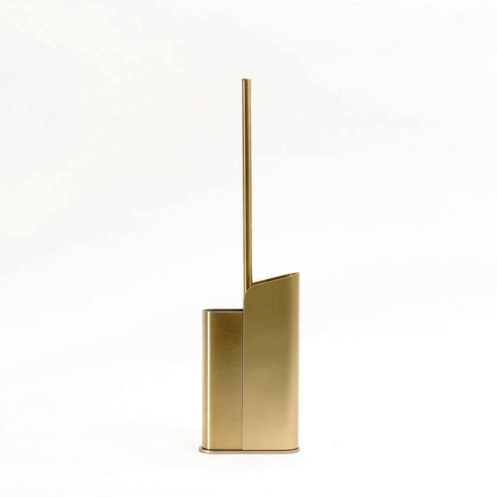 Flat Toilet Brush - Gold