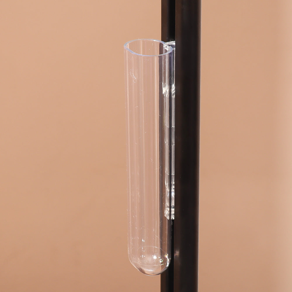 Flat Toilet Brush and Roll Holder - Matte Black