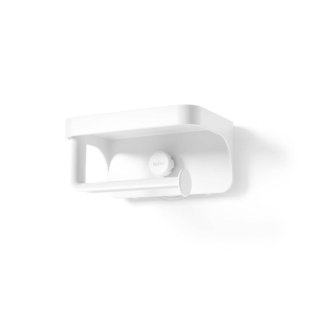 Flex Adhesive Toilet Paper Holder - White