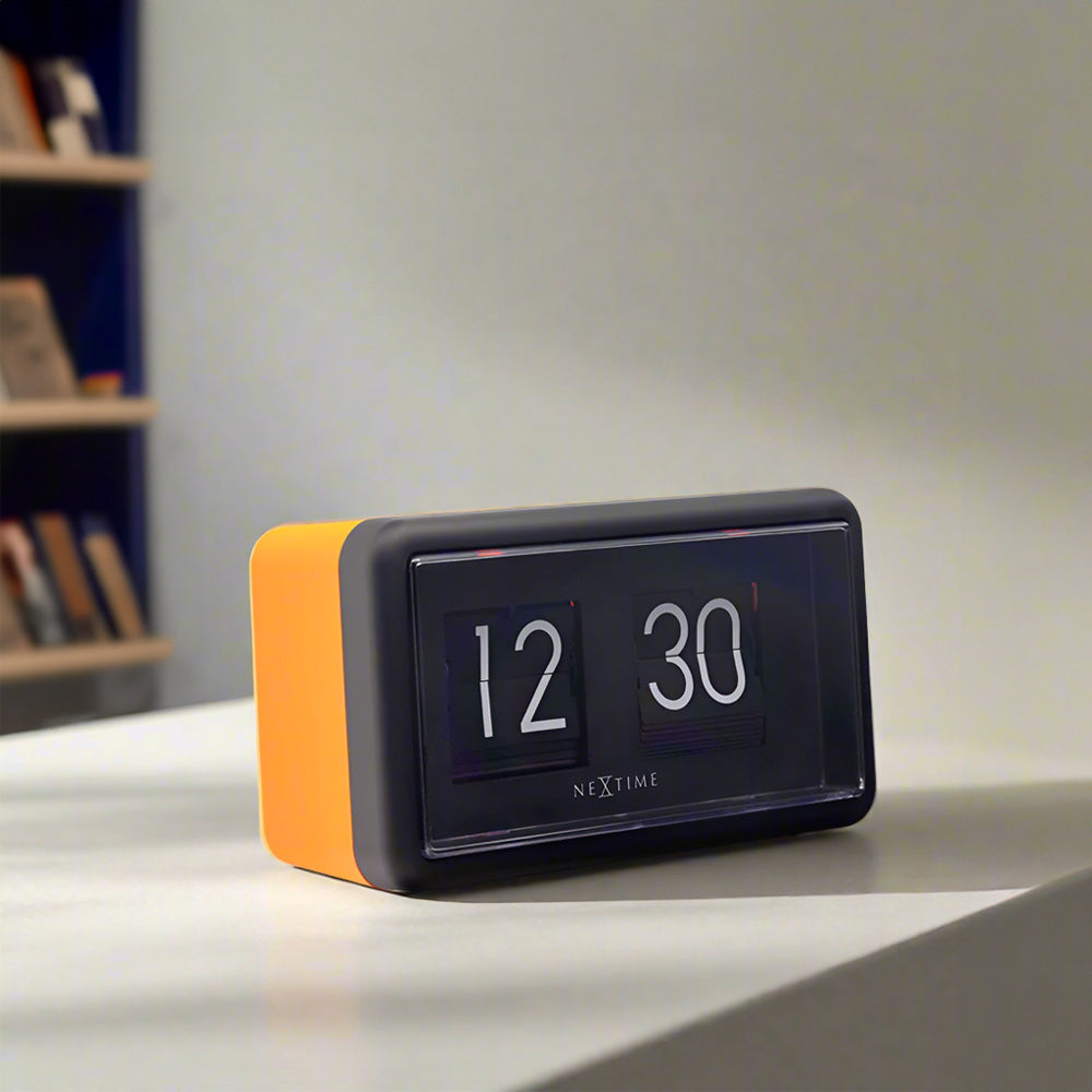 Classic Flip Clock - Orange
